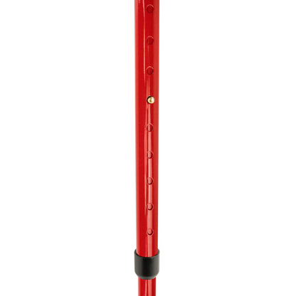 Flexyfoot Soft Grip Open Cuff Crutch - Red