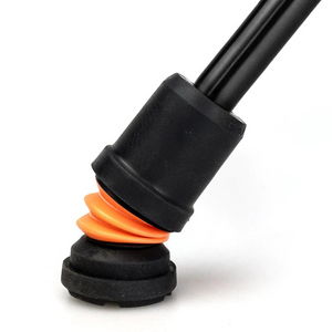 FLEXYFOOT WALKING STICK FERRULE - BLACK - SIZE 16MM