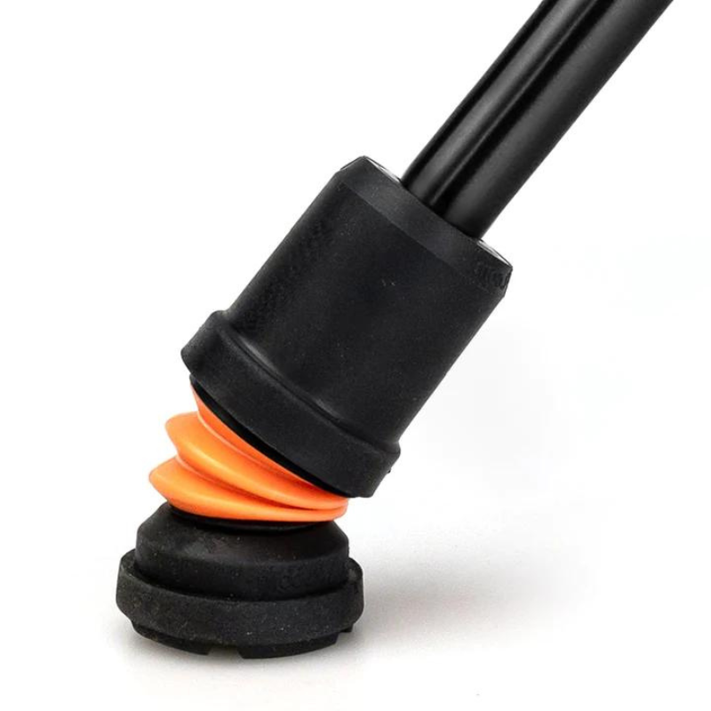 FLEXYFOOT WALKING STICK FERRULE - BLACK - SIZE 22MM