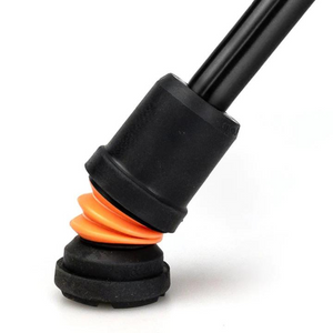 Flexyfoot Walking Stick Ferrule - Black - Size 25mm