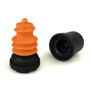 Flexyfoot Walking Stick Ferrule - Black - Size 25mm
