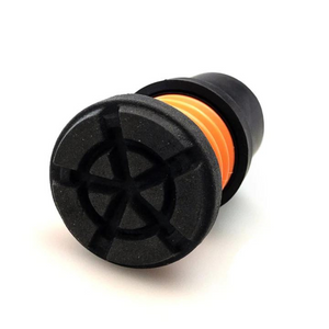 Flexyfoot Walking Stick Ferrule - Black - Size 25mm