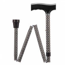 Load image into Gallery viewer, Folding Adjustable Walking Sticks - Squares 19mm 114 kg (18 stone)
