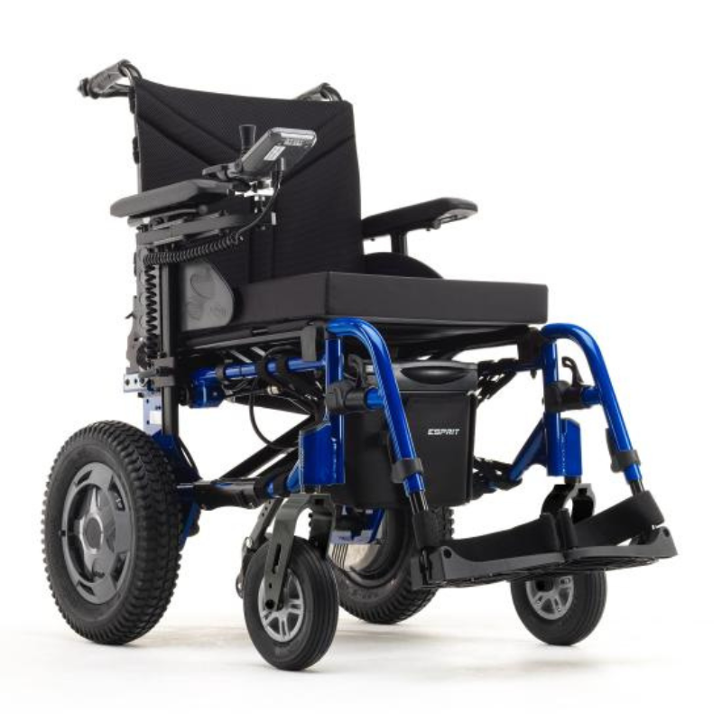 The Esprit Action wheelchair is the most innovative and advanced wheelchair on the market today. With its new gyro technology, it offers enhanced maneuverability in even the narrowest of environments.