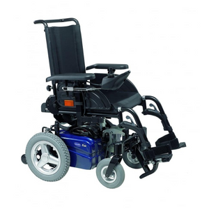 The Fox by Invacare is a powerchair that’s designed for users who want maximum independence. Its small and efficient build makes it perfect for travelling long distances, while its motors are powerful enough to make even the most challenging terrain comfortable to navigate.