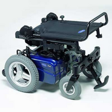 Load image into Gallery viewer, The Fox by Invacare is a powerchair that’s designed for users who want maximum independence. Its small and efficient build makes it perfect for travelling long distances, while its motors are powerful enough to make even the most challenging terrain comfortable to navigate.