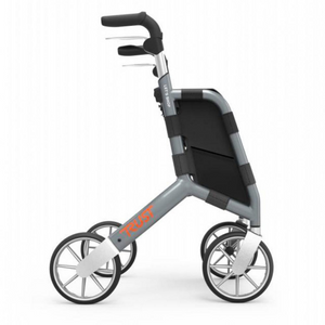 Lets Shop 4 Wheel  Rollator 25 litre shopping bag heights between 78 and 95cm Colours: Black and Grey