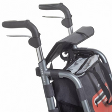 Load image into Gallery viewer, Lets Shop 4 Wheel  Rollator 25 litre shopping bag heights between 78 and 95cm Colours: Black and Grey