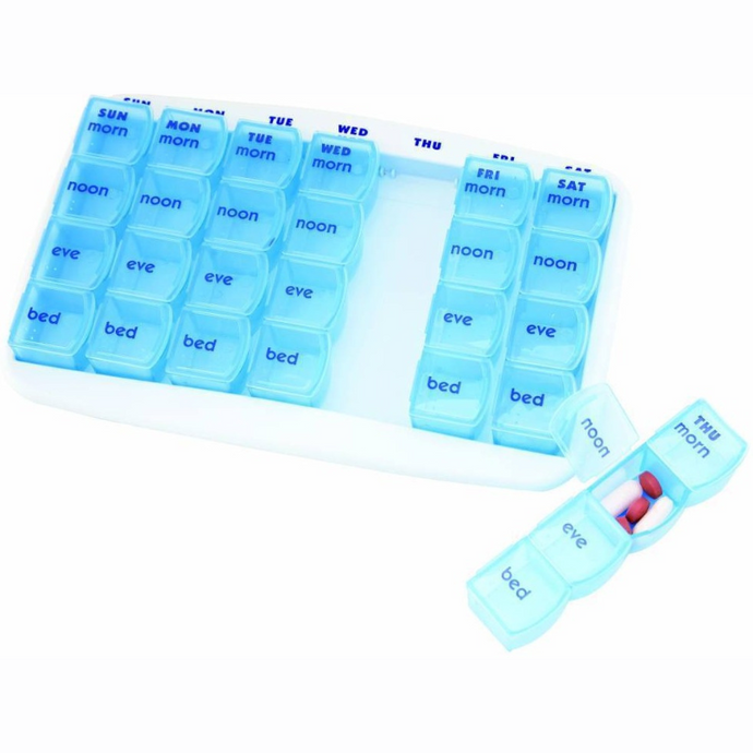 7 Day Medichest Pill Tray Blue
