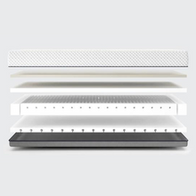 Load image into Gallery viewer, Intelligent hybrid mattress with a combination of layered comfort and support foams, and a core of 1000 pocket springs
