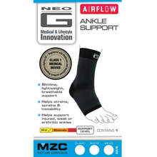 Load image into Gallery viewer, Neo G Airflow Ankle Support -X Large Small: 15 - 19 cm; Medium: 19 - 23 cm; Large: 23 - 28 cm; X-Large: 28 - 33 cm