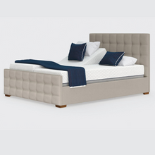 Load image into Gallery viewer, The Edel Dual has a split/twin mattress platform allowing each side to be controlled independently. Matching detailed head and foot boards give the Edel a grand, plush appearance.