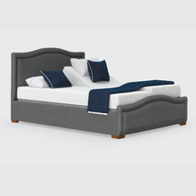 Load image into Gallery viewer, The Edel Dual has a split/twin mattress platform allowing each side to be controlled independently. Matching detailed head and foot boards give the Edel a grand, plush appearance.