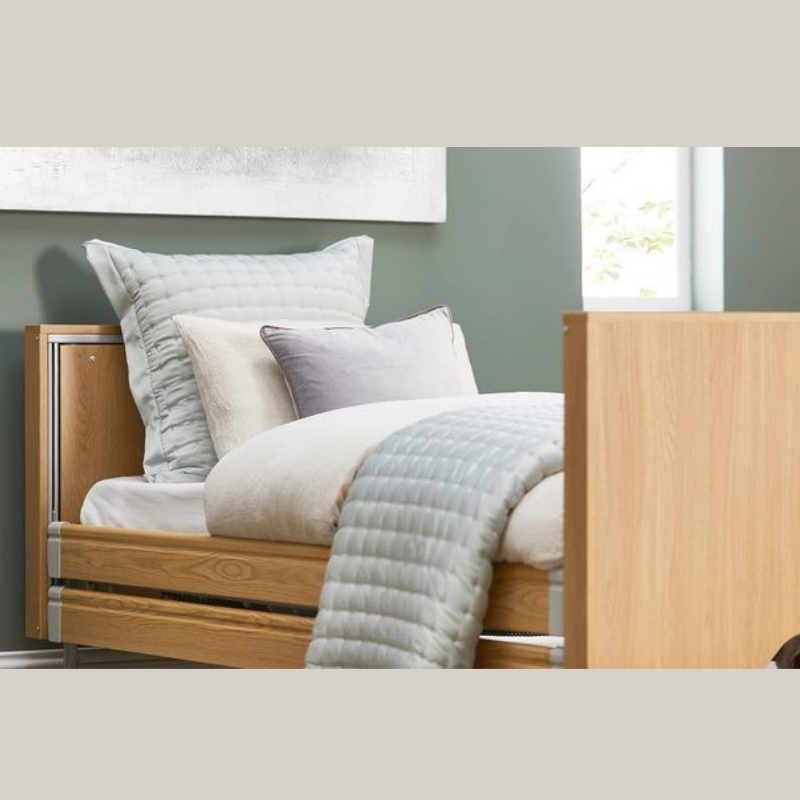The Opera Enclosed 3ft Classic Profiling Bed With Cot Sides is perfect for those who need a little bit of extra help when it comes to getting in and out of bed. The bed can be raised to a nursing height of 80cm, making it easy for carers to provide assistance.