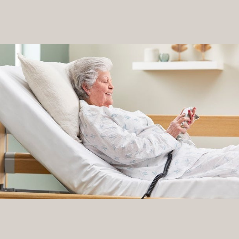 The Opera Enclosed 3ft Classic Profiling Bed With Cot Sides is perfect for those who need a little bit of extra help when it comes to getting in and out of bed. The bed can be raised to a nursing height of 80cm, making it easy for carers to provide assistance.