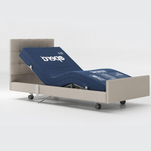 The Opera Signature Comfort Profiling Bed is the ultimate care bed for operators and users wanting to achieve a homely care environment. The bed has a fully upholstered surround and has headboard, fabric and width options.