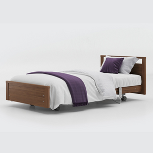 The Opera Signature Low Footboard is styled for residential environments with a low, minimalist footboard to provide unrestricted access and sight at the foot-end of the bed.