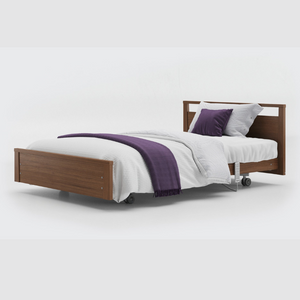 The Opera Signature Low Footboard is styled for residential environments with a low, minimalist footboard to provide unrestricted access and sight at the foot-end of the bed.