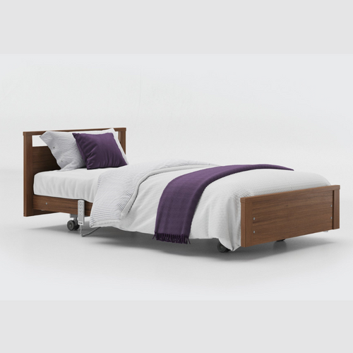 The Opera Signature Low Footboard is styled for residential environments with a low, minimalist footboard to provide unrestricted access and sight at the foot-end of the bed.