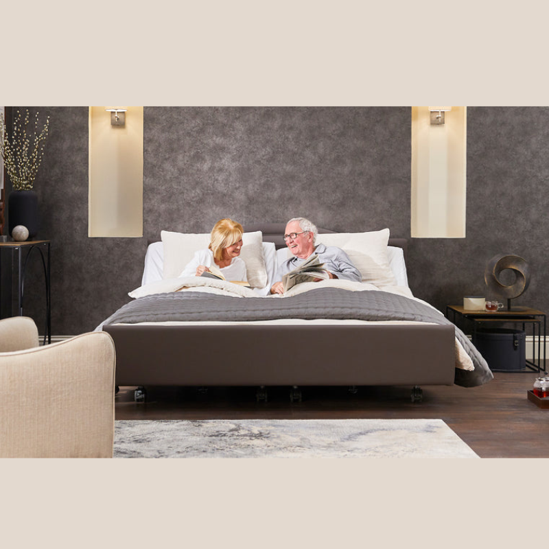 Looking for a little bit of extra luxury in your life? Check out our Opera Signature Pearl Comfort Plus Profiling Dual Bed 6 Ft. This bed features two mattress platforms, so each user can independently raise the backrest and leg rest to find their perfect comfort level. Whether you're reading a book, watching TV, or just taking a quick nap, this bed will help you relax in style. So come on in and take a closer look at the Opera Signature Comfort Plus Profiling Dual Bed 6 Ft!