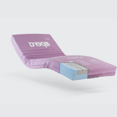 The Opera Ultimate is a very high-risk mattress for acute use, constructed from a U-shaped core and castellated foam centre foam section. The high-density edging foam provides support when transferring into and out of bed.