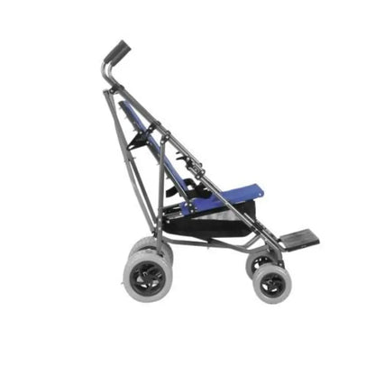 The buggy is very stable in spite of its low weight, and it can support loads of up to 50 kilograms. It also comes with a hip belt and a height-adjustable handlebar to ensure a comfortable ride for both parents and children.