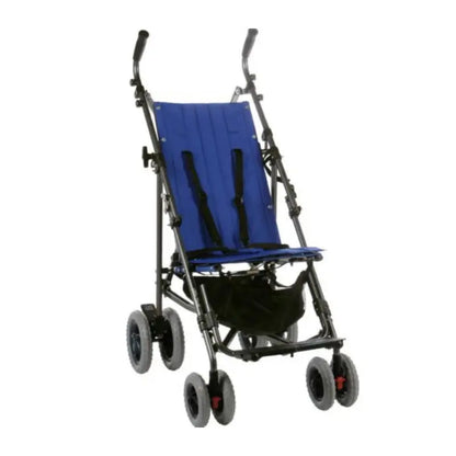The buggy is very stable in spite of its low weight, and it can support loads of up to 50 kilograms. It also comes with a hip belt and a height-adjustable handlebar to ensure a comfortable ride for both parents and children.