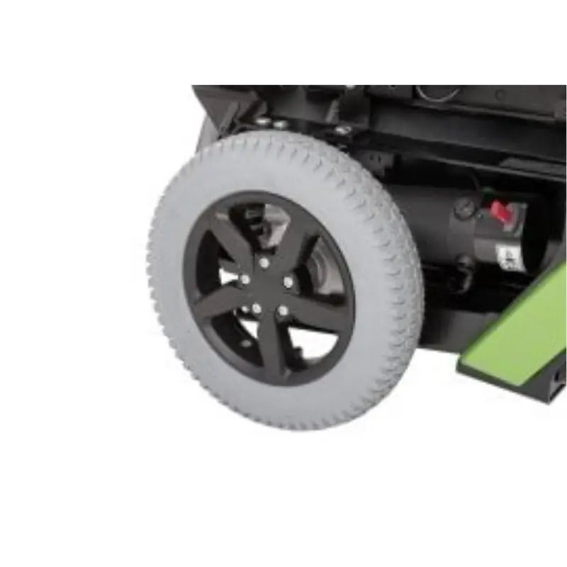 Drive wheel suspension Permanent drive wheel suspension compensates for uneven surfaces and ensures enhanced safety and comfortable damping. This can be further optimised with an additional front suspension.
