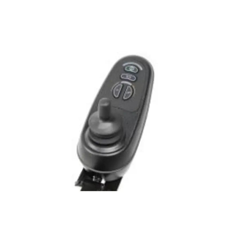 VR2 The tried-and-tested VR2 is our basic control device, which can be programmed to suit your personal needs. The control panel is divided into a keypad, two LED displays and a joystick. A charging receptacle is located on the underside.