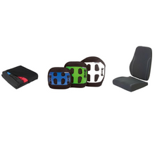 Load image into Gallery viewer, We offer a range of modules which can be combined with one another to create a seating solution that is customised for you.  Variably adjustable seat (VAS), contour package, Baxx line and our premium seat cushions.