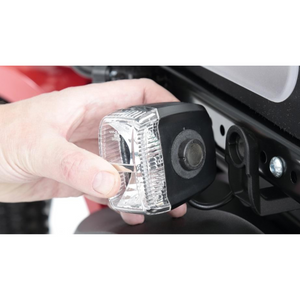The magnetic holder for the LED lighting makes it easy to attach and remove the lighting without the use of tools. If the wheelchair requires servicing, the LED lighting can be removed and conveniently used like a torch.