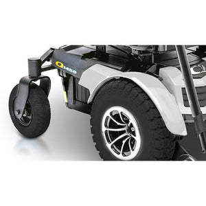 Oversized Rear Casters Large casters optimise performance and comfort