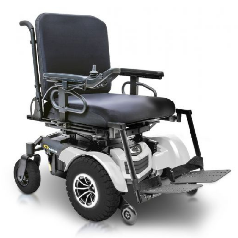 Q1450 is the innovative front-wheel-drive bariatric power chair with a modern design This power chair gives exceptional outdoor performance while keeping amazing tight space maneuverability. Q1450 best feature is a complete range of rehab seating and electronics options to satisfy any taste and liking.