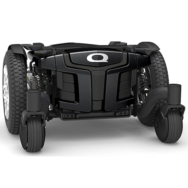 The Q6 Edge Z Power Chair is equipped with powerful 4-pole motors for maximum torque and Mid-Wheel 6 Design for exceptional outdoor performance and indoor maneuverability. The Q6 Edge Z Power Wheelchair comes with TRU-Balance 3 Seating and NE+ Controls and electronics options for unmatched adaptability and rehab capability.