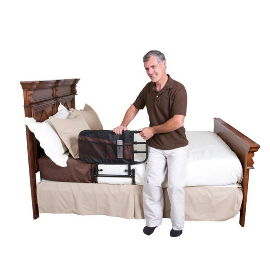 Stander EZ Adjust Bed Rail with Pouch from 26" to 34" to 42"_img