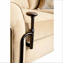 Load image into Gallery viewer, Stander EZ Stand N Go Handle height adjustable from 56-81cm; Width between handles adjustable from 48-66cm. Base dimensions adjustable depth 58cm-66cm; width adjustable from 48-66cm