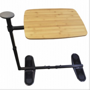 Stander Omni Tray Height of tray 61-81cm; Height ajustable handle 72cm-92cm; Handle dimensions 11.5 x 12.5cm; Base length adjustment 65-90cm. Size of tray 51 x 38cm. Weight limit of tray 13.5kg