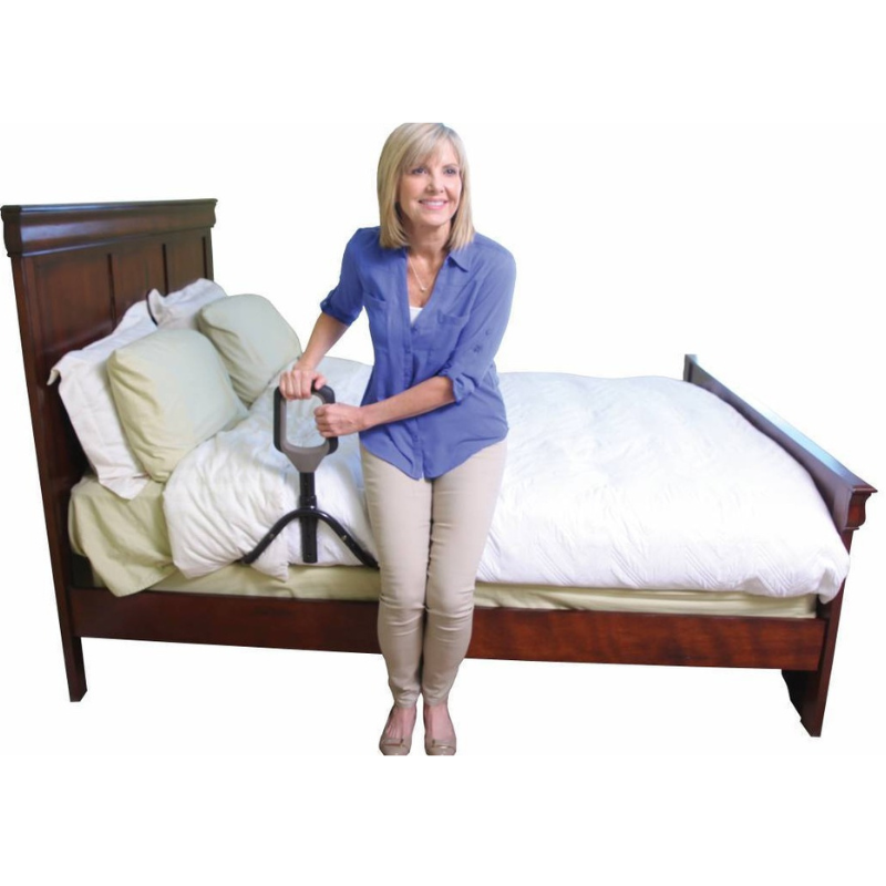 Stander PT Bed Cane Height adjustments from mattress base to top of handle 49-64cm. Handle width 16.5cm