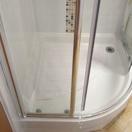 StayPut Anti-Slip Corner / Quadrant Shower Mat material combined with an anti-microbial 'Silver' additive which actively inhibits mould and bacterial growth_img