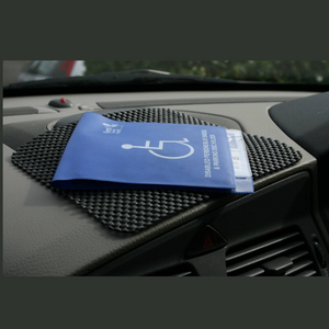 StayPut Anti-Slip Fabric Car Pad - 19 x 22cm - Black
