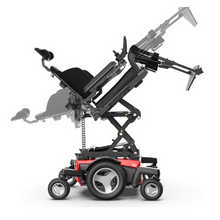 Load image into Gallery viewer, The Magic Mobility Crossover wheel is the perfect solution for anyone looking for an indoor/outdoor powerchair. Featuring Anti-Pitch Technology, you&#39;ll stay safe and stable on any slope, while the Crossover wheels provide unbeatable performance both indoors and outdoors.
