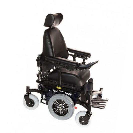 With its exceptional off-road capability, you'll be able to explore even the most rugged terrain. And thanks to its comfortable folding backrest and low-pressure tyres, this model provides a smooth, relaxing ride. The splash resistant design means that you don't have to worry about getting wet_img