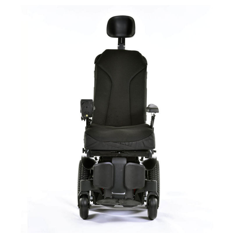 The Quickie Q300 M Mini is the original ultra-compact powerchair that has been packed full of more ‘big powerchair’ performance than ever before. With a width of just 520 mm, the all-new Q300-M Mini is the narrowest TRUE mid-wheel drive powerchair on the market.