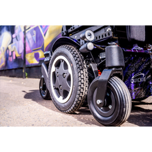 Load image into Gallery viewer, The Q300 M Mini Teens is also ridiculously compact and manoeuvrable, making it perfect for busy classrooms or hallways. There&#39;s no need to out-grow your powerchair when you can have the QUICKIE Q300 M Mini Teens.