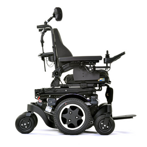 The Q300 M Mini Teens is also ridiculously compact and manoeuvrable, making it perfect for busy classrooms or hallways. There's no need to out-grow your powerchair when you can have the QUICKIE Q300 M Mini Teens.