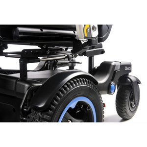 This powerchair is specially designed to dampen bumps and jolts, giving you a smoother ride regardless of the terrain. The castor arms also articulate independently for maximum traction and stability, so you can drive with peace of mind knowing your powerchair is providing the best possible ride.