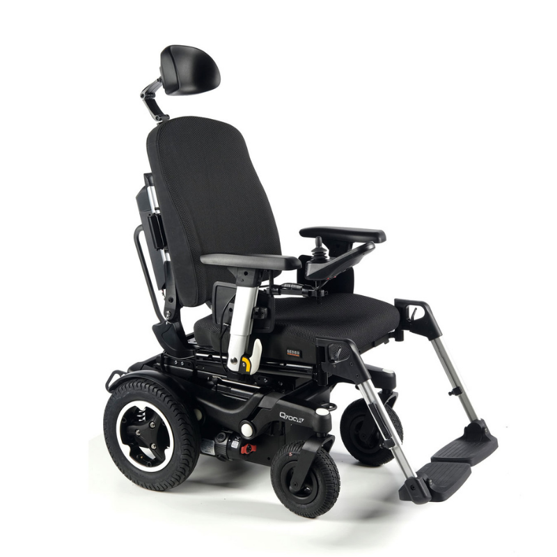 With its unique suspension system, this power chair can tackle any terrain, even when elevated, making it perfect for any adventure. Plus, the anti-pitch technology keeps you safe and stable on inclines.