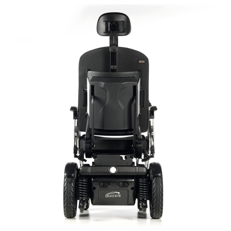 With its unique suspension system, this power chair can tackle any terrain, even when elevated, making it perfect for any adventure. Plus, the anti-pitch technology keeps you safe and stable on inclines.