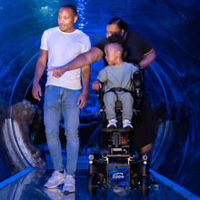 Load image into Gallery viewer, Kids will love exploring in the Zippie Q300 M Mini! This ultra-compact mobility scooter is perfect for kids and young adults. Weighing just 130 kg, it&#39;s easy to lift and fits in tight spaces.
