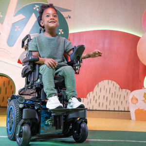 Kids will love exploring in the Zippie Q300 M Mini! This ultra-compact mobility scooter is perfect for kids and young adults. Weighing just 130 kg, it's easy to lift and fits in tight spaces.